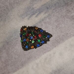 MultiColor Rhinestone Dress clip